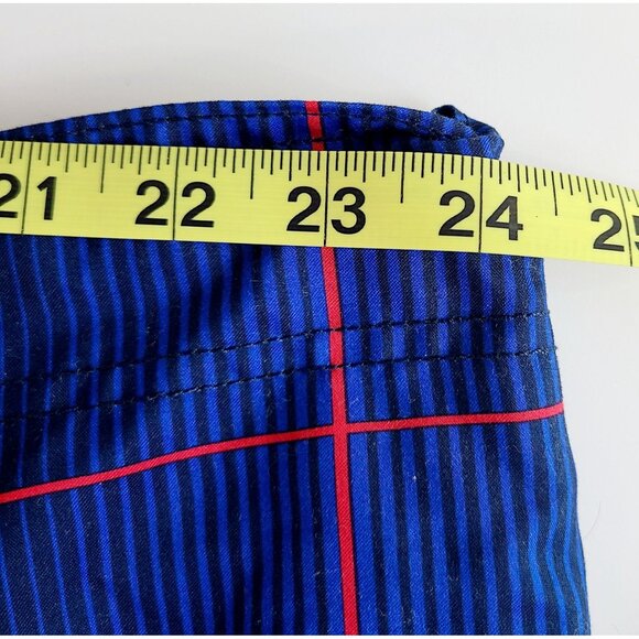 Op Men's 3XL Blue Plaid Swim Trunks With Pockets & Mesh Lining - Picture 6 of 8